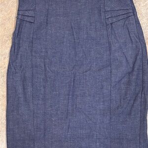 Express Navy Pencil Skirt